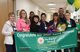 award ceremony at Geneva General Hospital for The DAISY Award