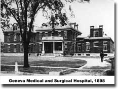 Geneva Medical and Surgical Hospital, 1898